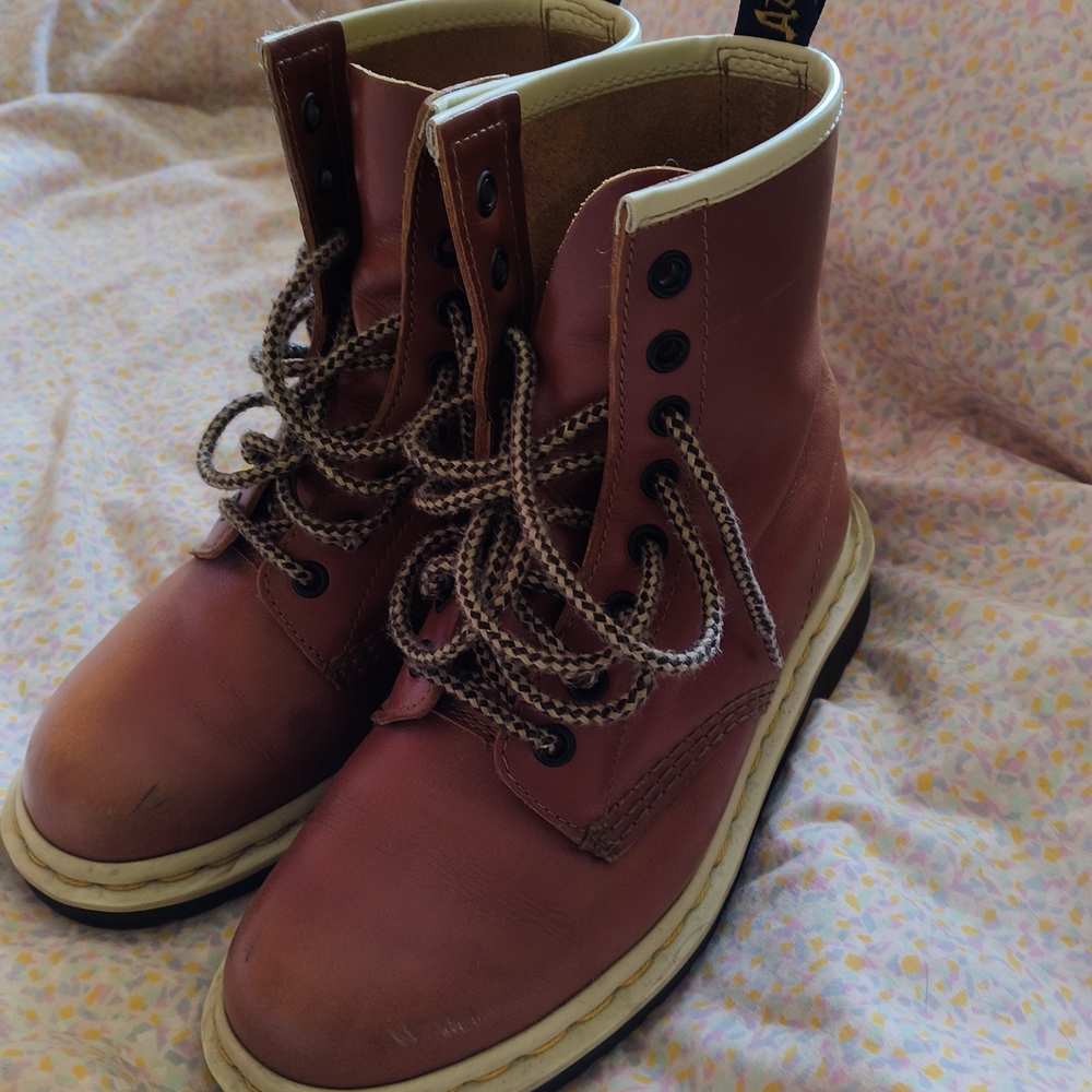 Dr. Martens Brown Lace-Up Boots